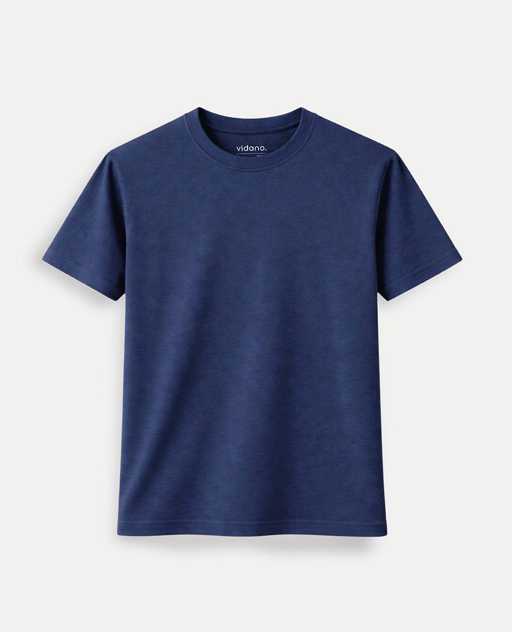 T-Shirt Blue Steel Sport Round Neck | Piqué Pima Cotton Men