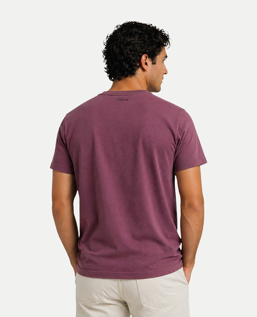 T-Shirt Navy Blue Round Neck | Pima Cotton Men