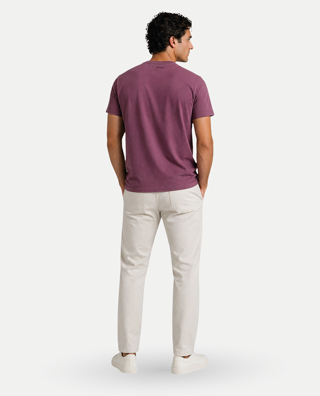 T-Shirt Navy Blue Round Neck | Pima Cotton Men