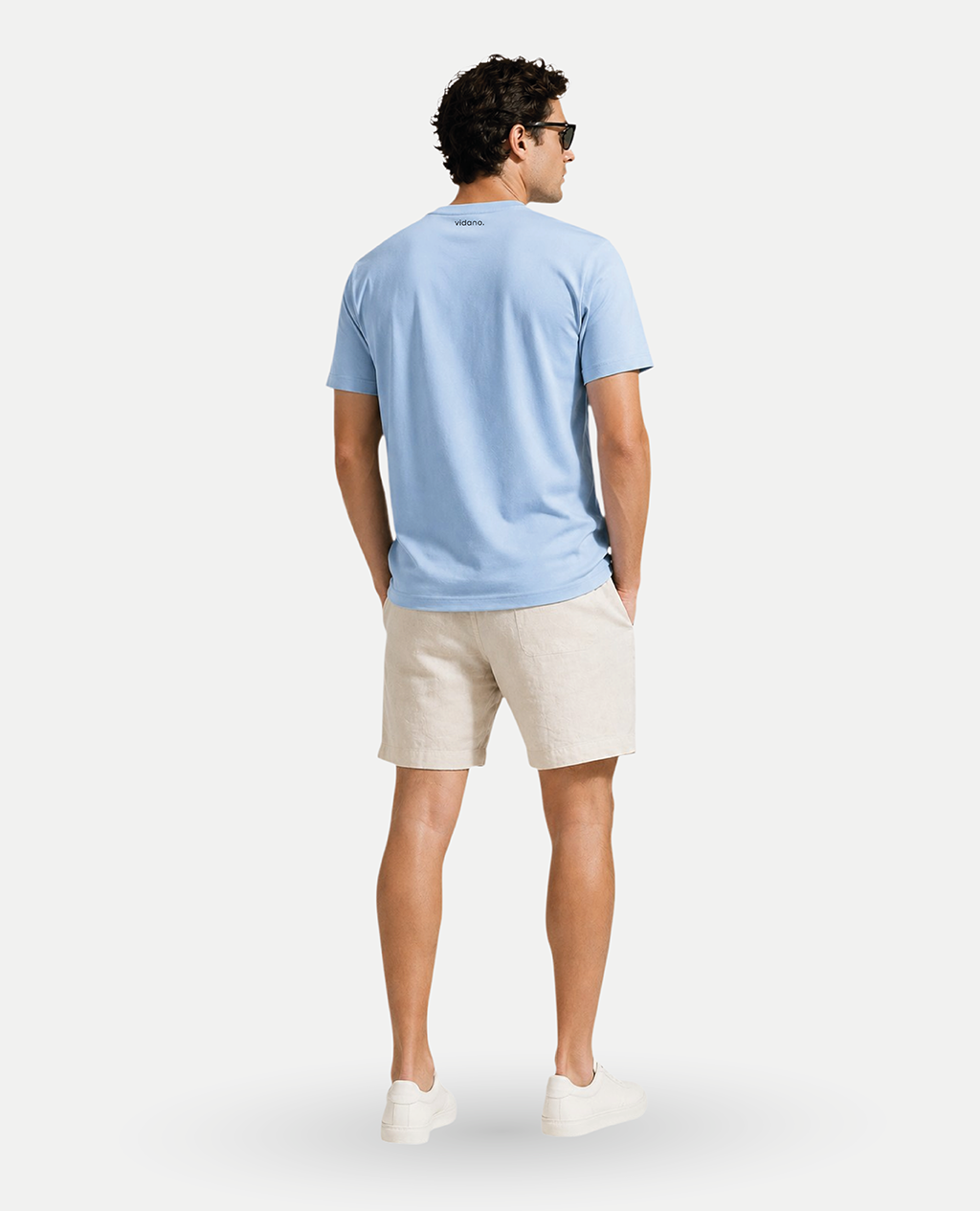 T-Shirt Navy Blue Round Neck | Pima Cotton Men