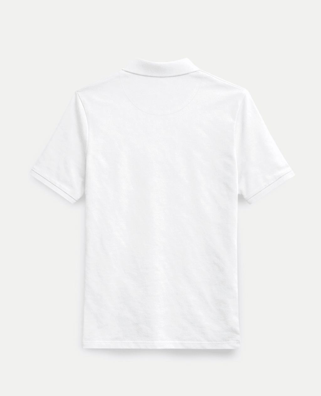Polo White Open Collar | Pima Cotton Men