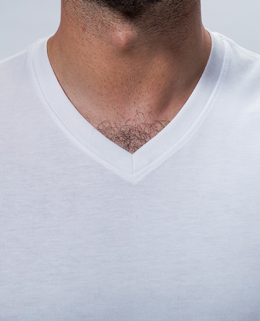 T-Shirt White V Neck | Pima Cotton Men