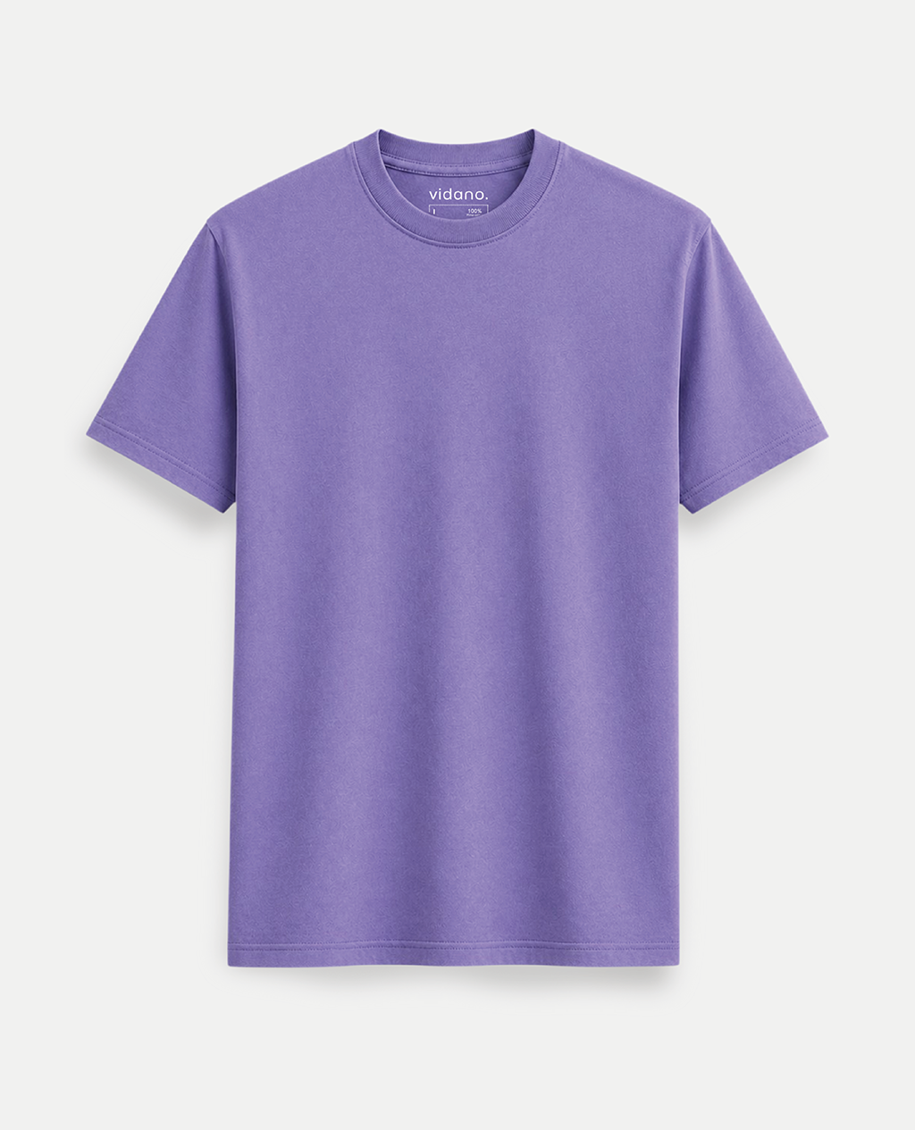 T-Shirt Violet Round Neck | Limited Edition Pima Cotton Men