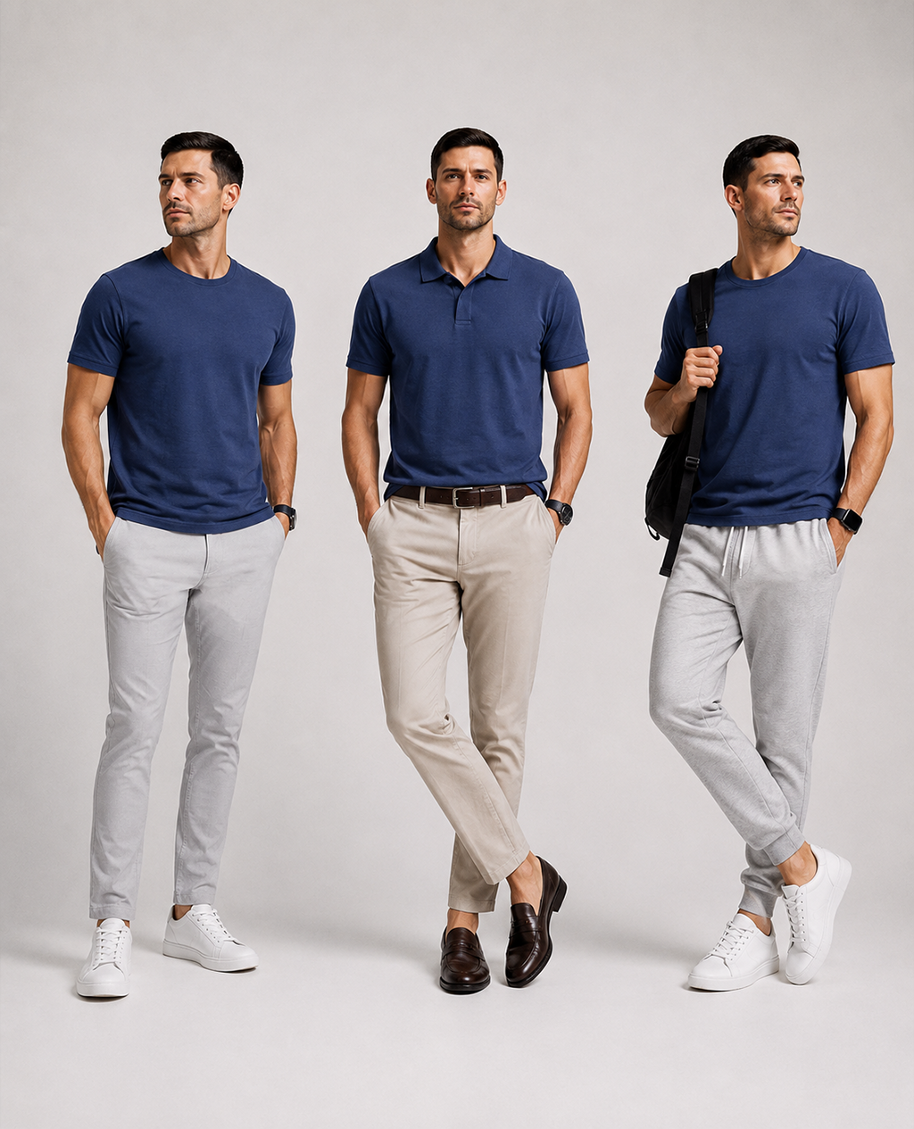All Blue Steel Shirt Bundle