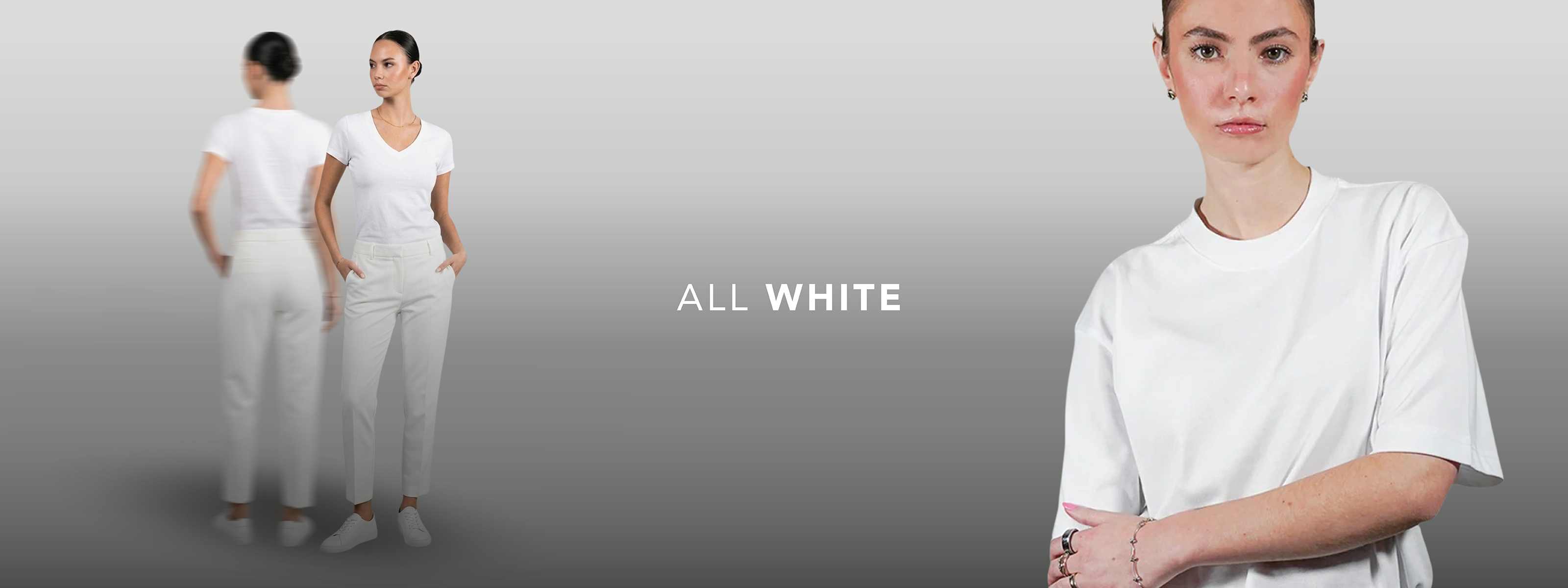 All White Color Collection | Women