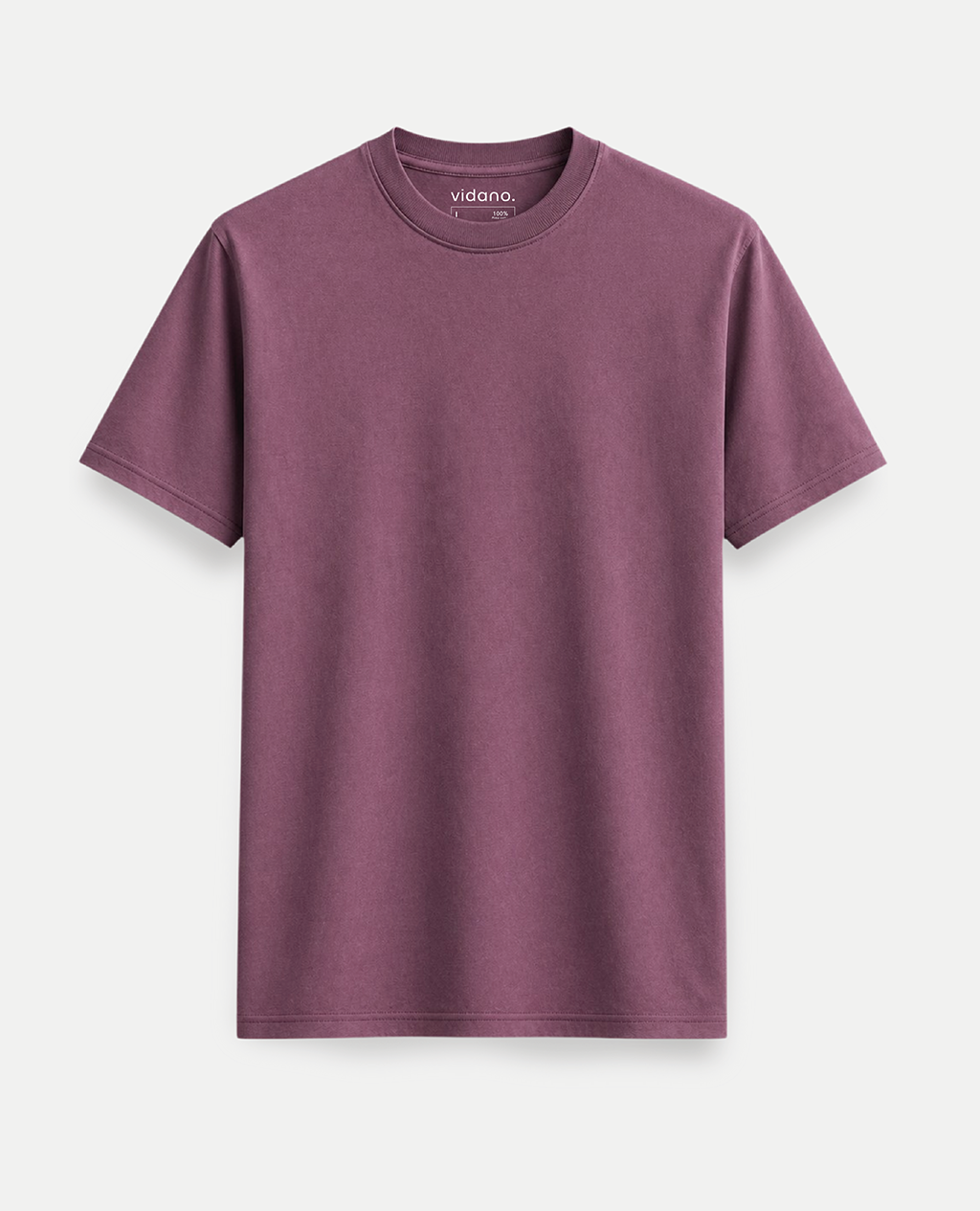 T-Shirt Dust Wine Round Neck | Limited Edition Pima Cotton Men