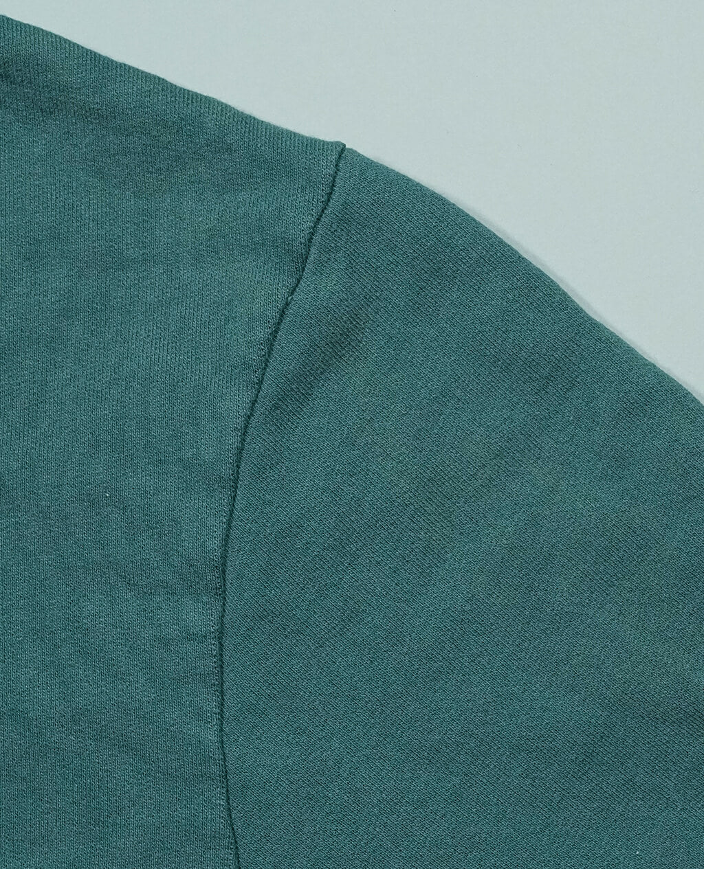 Hoodie Green Lightweight Cross Neck | Pima Cotton