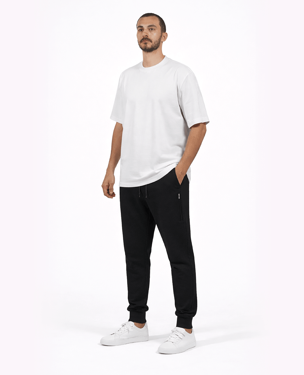 Joggers Black Lightweight Sport Fit | Pima Cotton