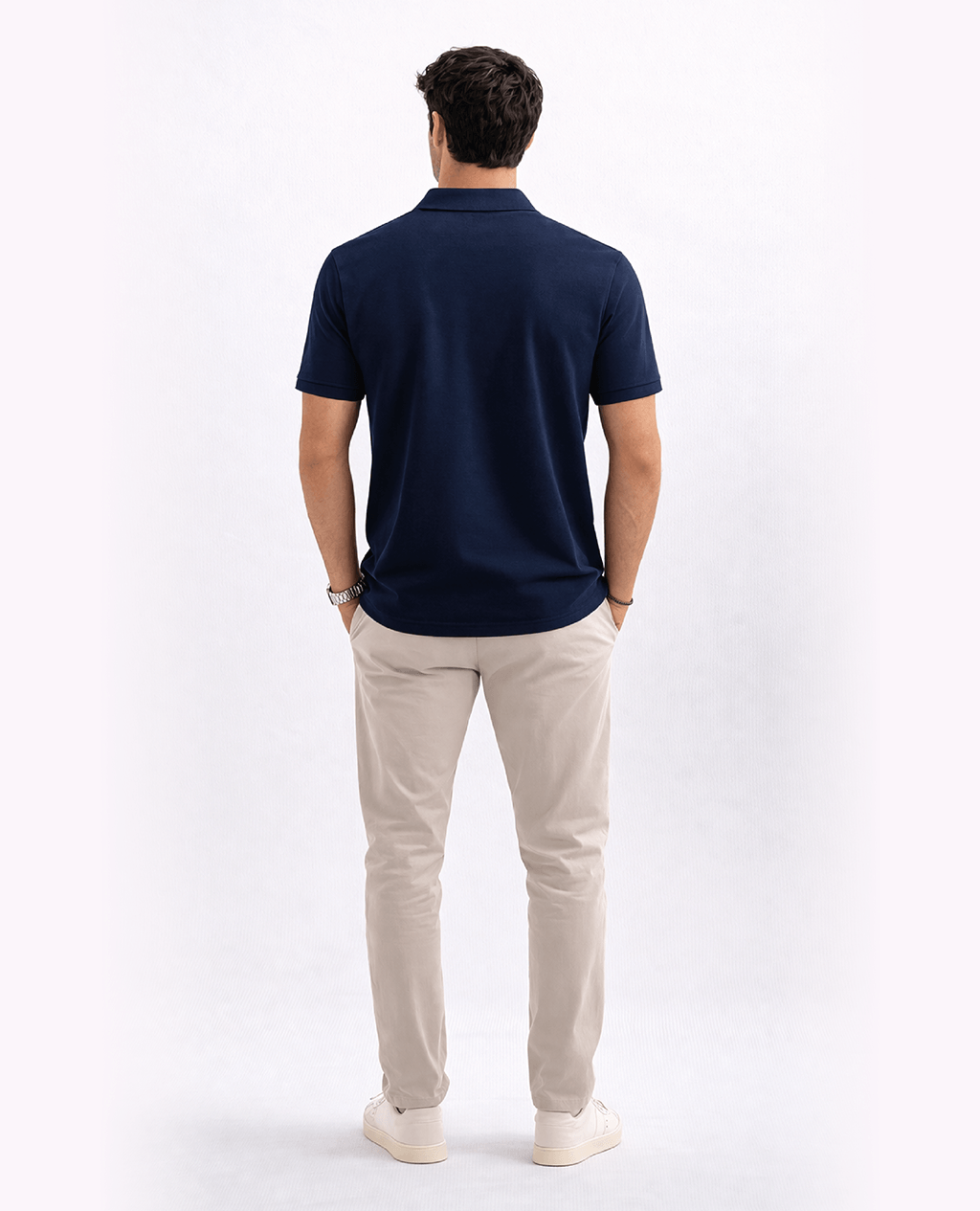 Polo Blue Steel Open Collar | Pima Cotton Men