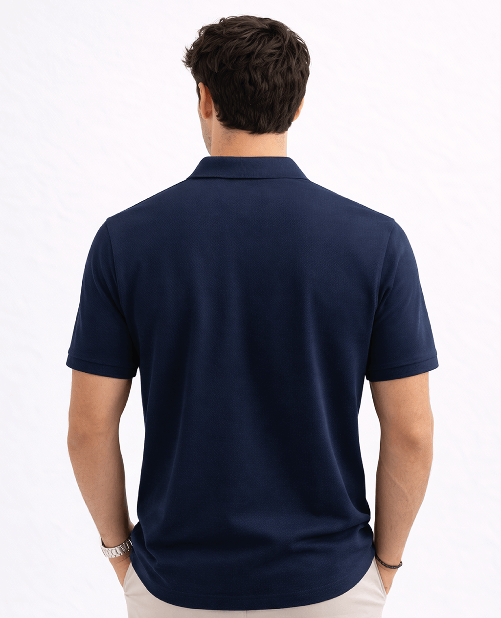 Polo Blue Steel Open Collar | Pima Cotton Men