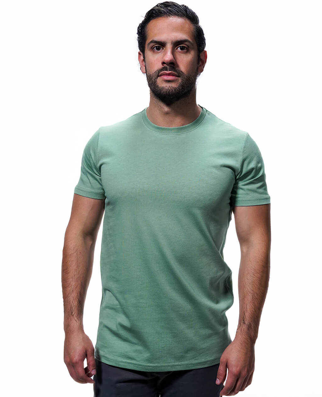 T-Shirt Aqua Round Neck | Limited Edition Pima Cotton Men