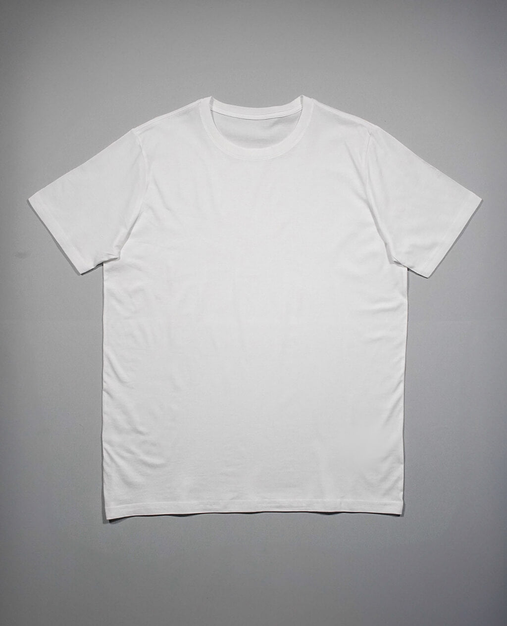 T-Shirt White Round Neck | Pima Cotton Men