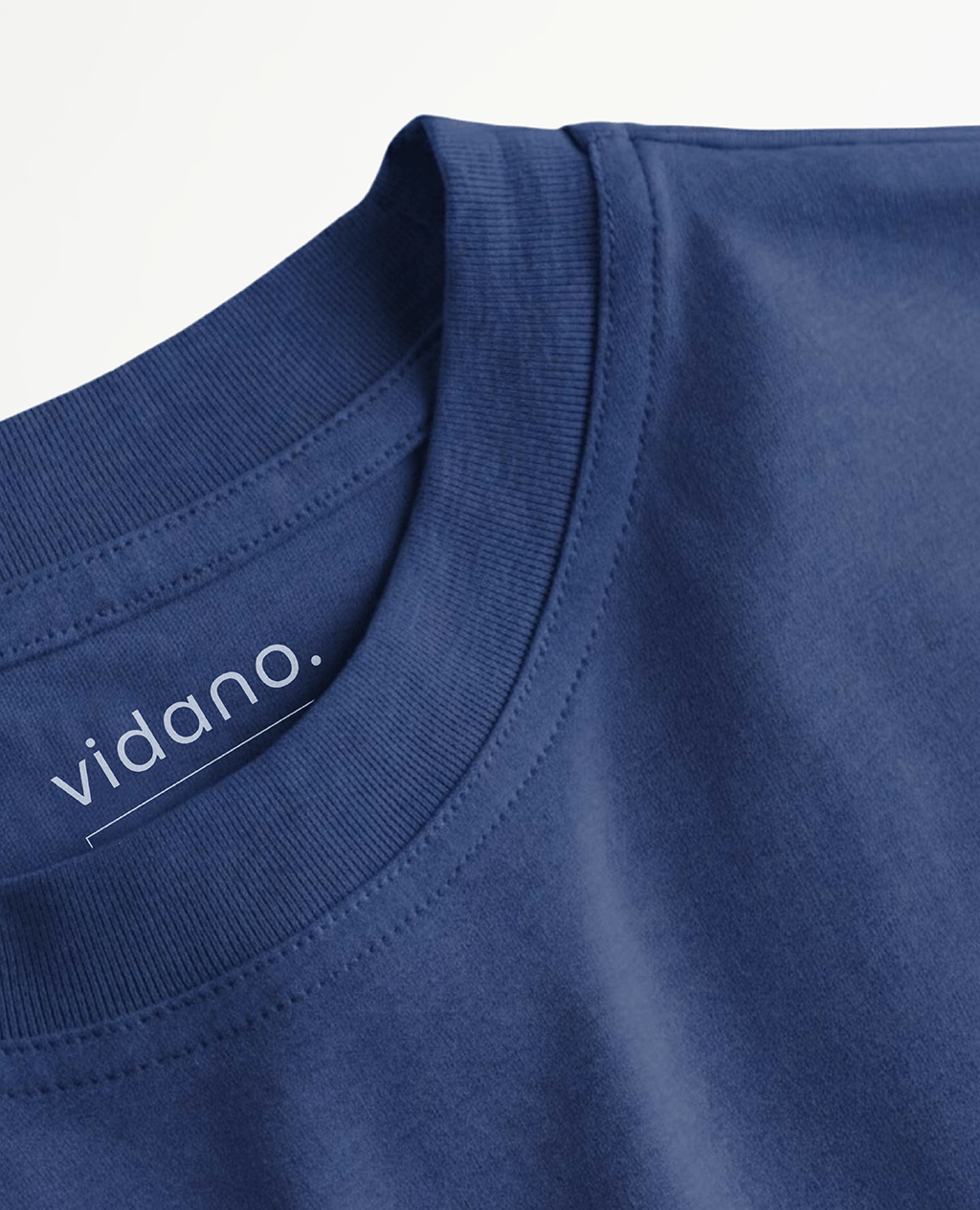 T-Shirt Blue Steel Round Neck | Limited Edition Pima Cotton Men