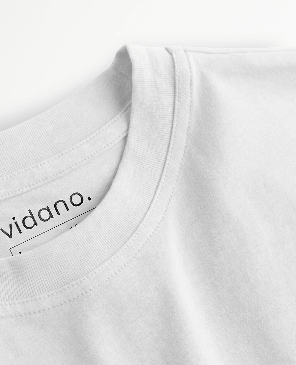 T-Shirt White Round Neck | Pima Cotton Men