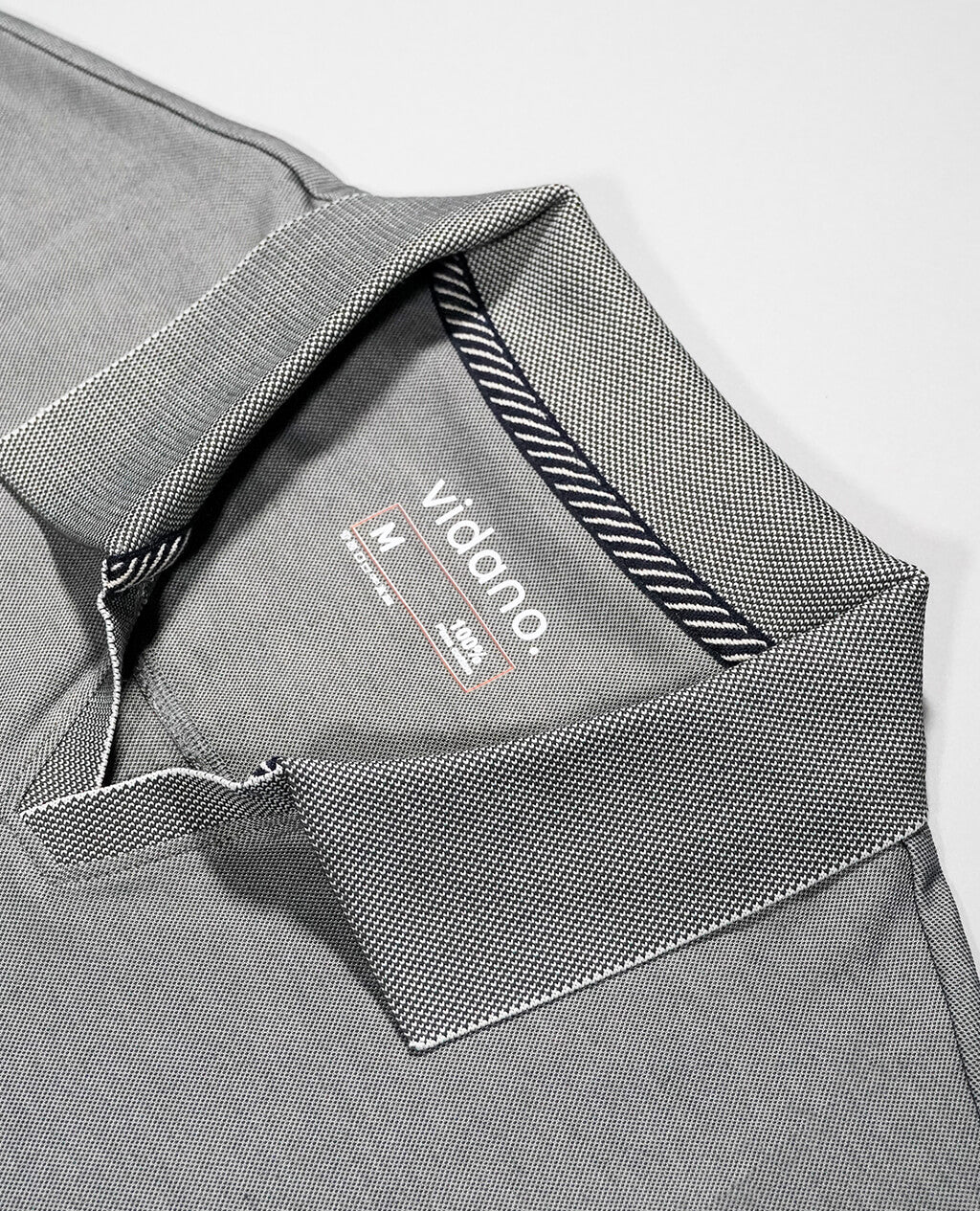 Polo Light Gray Open Collar | Pima Cotton Men