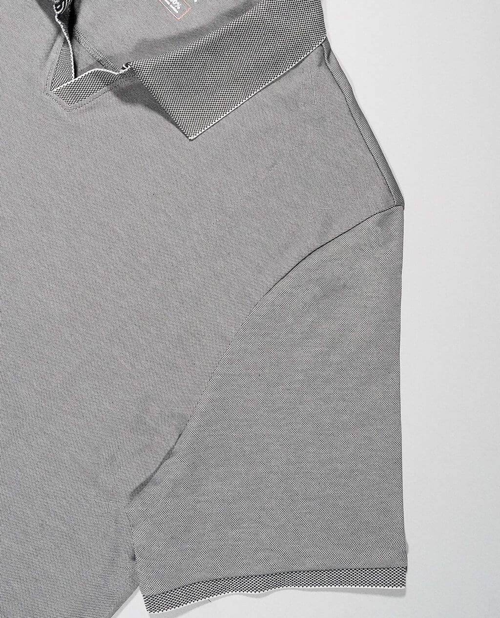 Polo Light Gray Open Collar | Pima Cotton Men