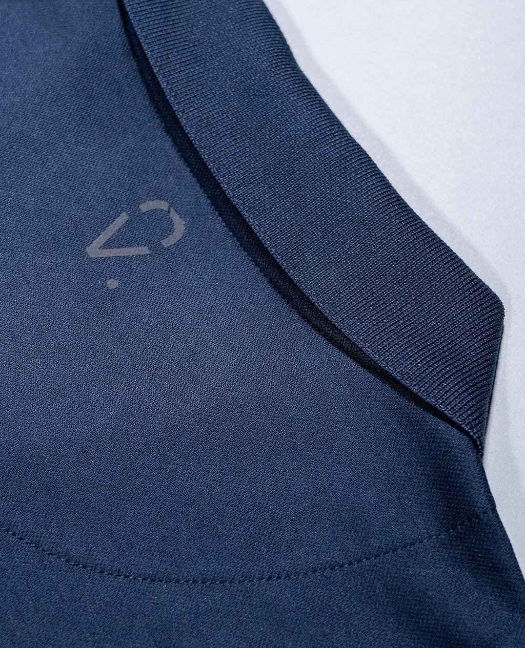 Polo Navy Blue Open Collar | Pima Cotton Men