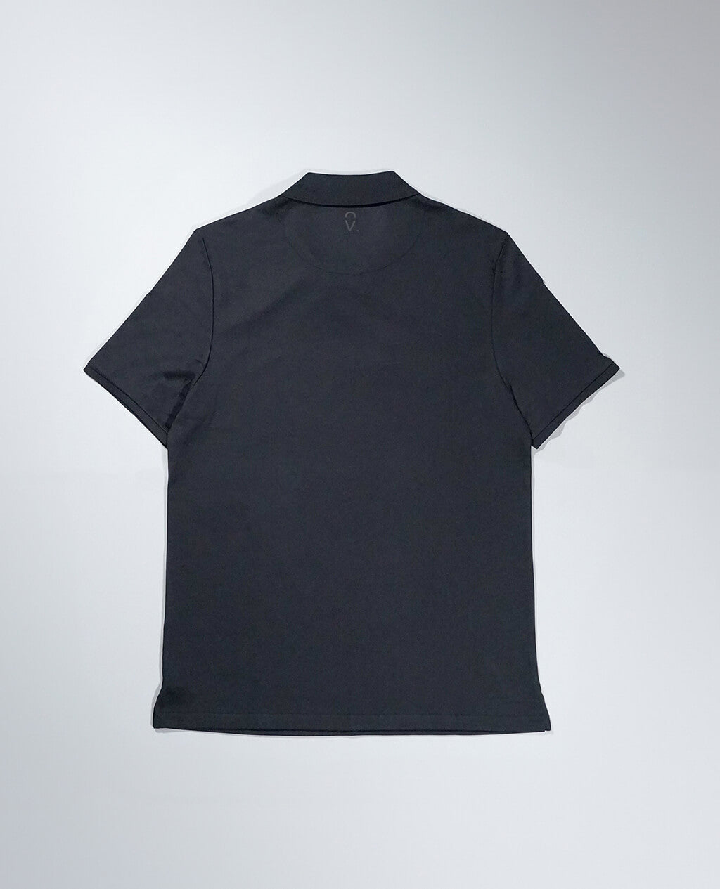 Polo Black Open Collar | Pima Cotton Men