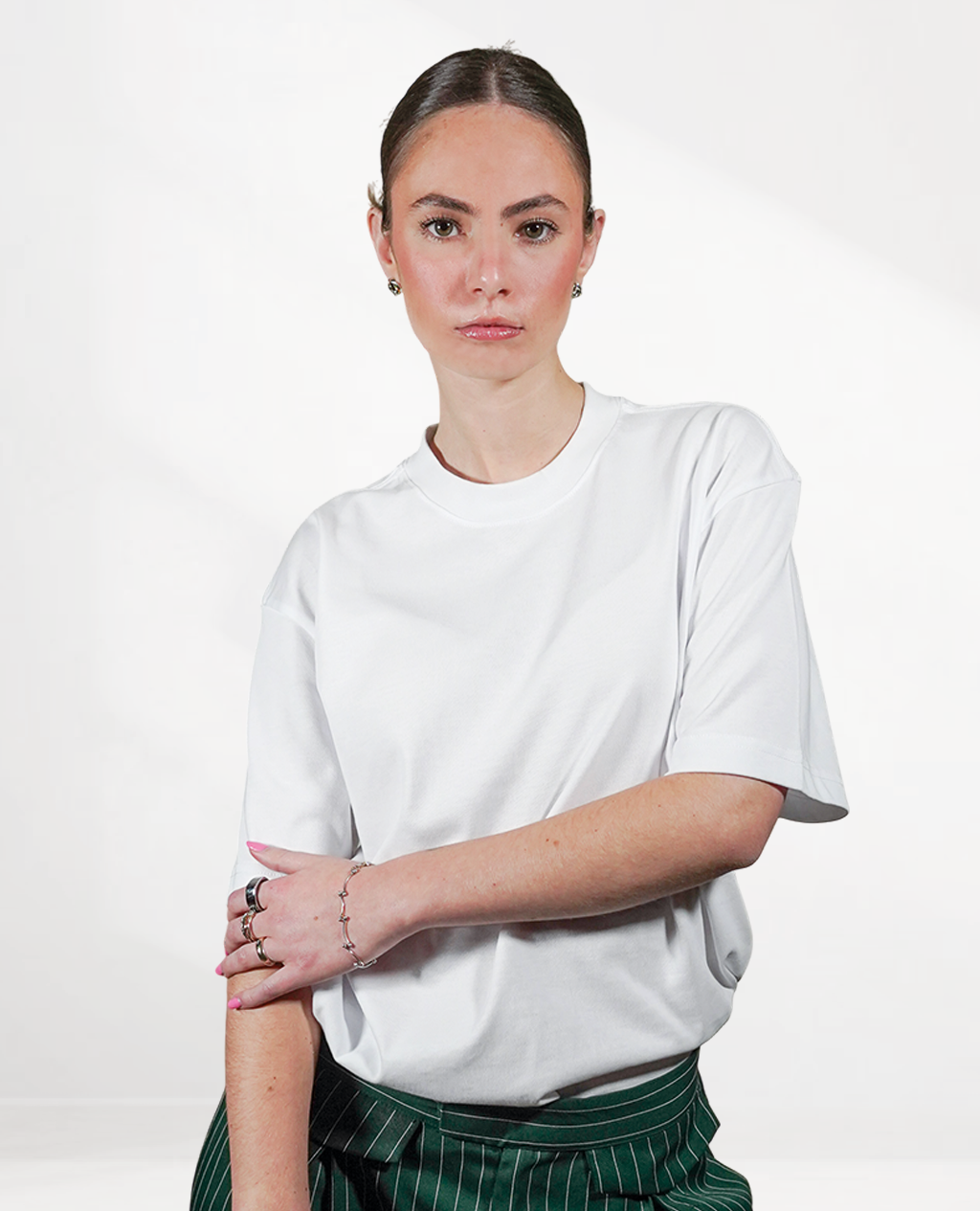 T-Shirt Oversized White | Pima Cotton