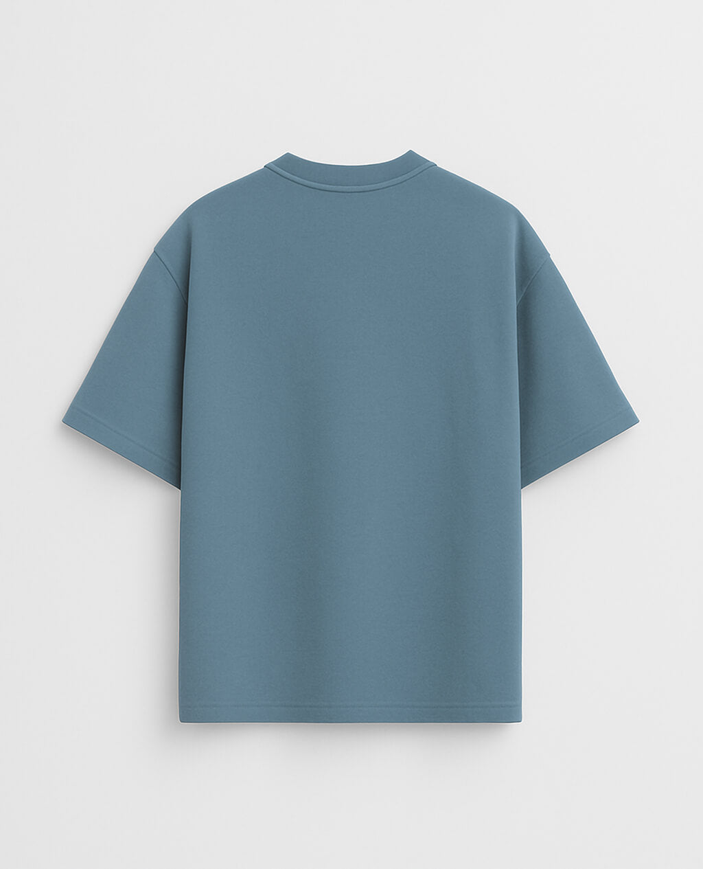T-Shirt Oversized Steel Blue | Pima Cotton